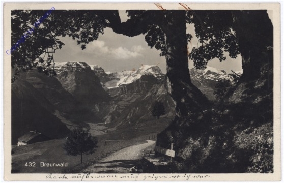 ak174586 Braunwald, Ansicht