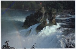ak174590 Rheinfall von Schloss Laufen aus