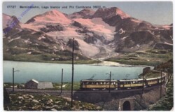 ak174602 Berninabahn, Lao Bianco und Piz Cambrena