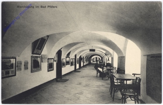 Bad Pfäfers, Wandelgang