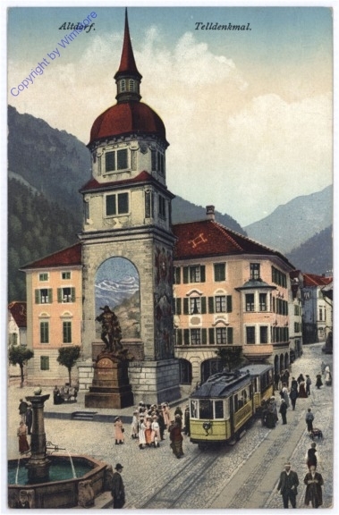 ak174620 Altdorf, Telldenkmal
