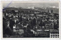 ak174631 Lausanne, Alpen