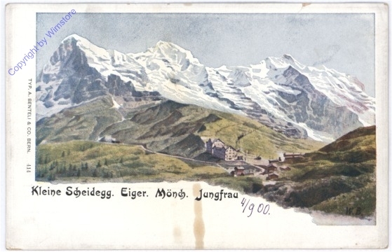 Kleine Scheidegg, Eiger, Mönch, Jungfrau