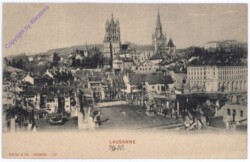 ak174644 Lausanne, Ansicht