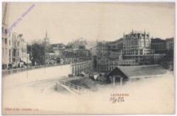 ak174645 Lausanne, Ansicht