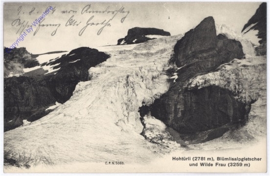 ak174646 Hohtürli, Blümslisalpgletscher und Wilde Frau