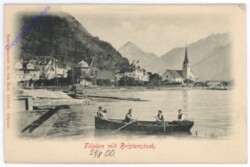 ak174652 Flüelen, mit Bristenstock