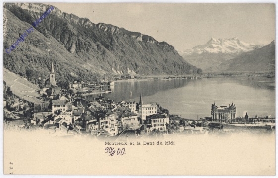 Montreux, et la Dent du Midi