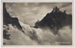 ak174674 Rheinfall, und Schloss Laufen