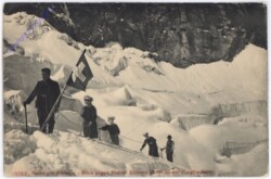 ak174681 Jungfraubahn, Blick gegen die Station Eismeer