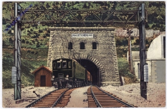 Lötschbergbahn, Tunnel