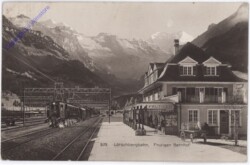ak174694 Lötschbergbahn, Frutigen, Bahnhof