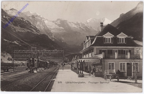 Lötschbergbahn, Frutigen, Bahnhof