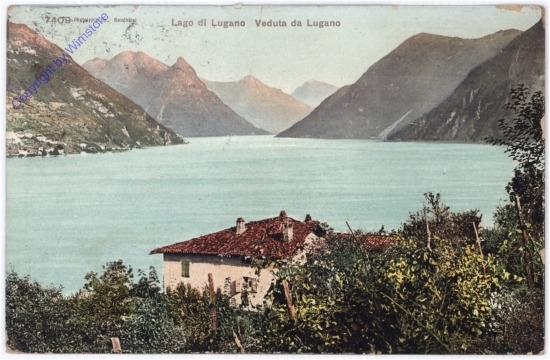Lugano, Lago, Veduta da Lugano