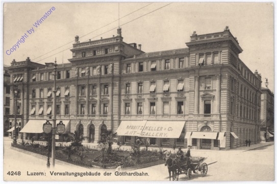 Luzern, Verwaltungsgebäude der Gotthardbahn