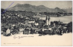 ak174747 Luzern, und Rigi