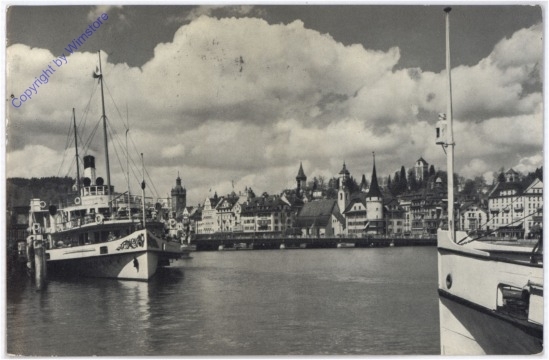 ak174749 Luzern, mit Museggtürmen