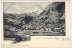 Zermatt, und das Matterhorn