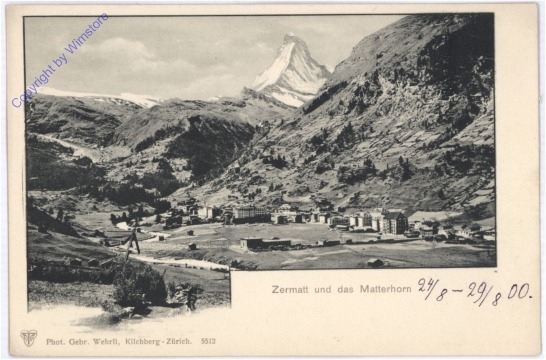 ak174753 Zermatt, und das Matterhorn