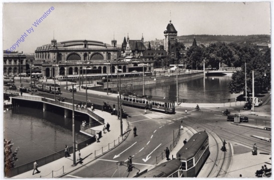 ak174757 Zürich, Bahnhofbrücke, Hauptbahnhof