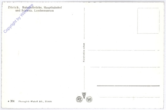 ak174757a Zürich, Bahnhofbrücke, Hauptbahnhof