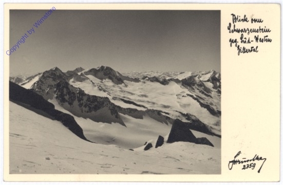 Luttach, Blick vom Schwarzenstein geg. Süd-Westen