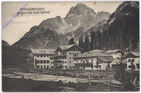 Schluderbach, gegen die rote Wand