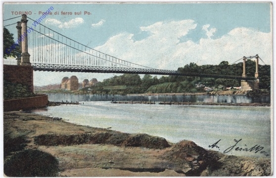 Torino, Ponte di ferro sul Po
