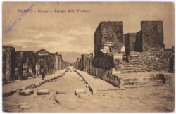 Pompei, Strada e Tempio della Fortuna