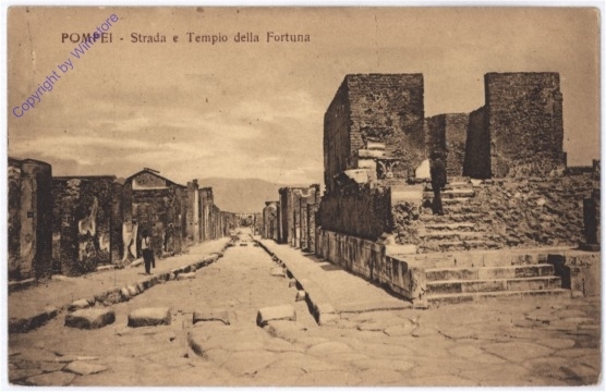 Pompei, Strada e Tempio della Fortuna