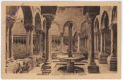 Monreale, Chiostro, Fontana colla Loggetta