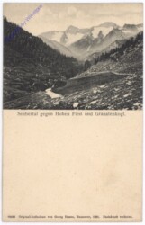 Dolomiti (Dolomiten), Seebertal gegen Hohen First und Granatenkogel