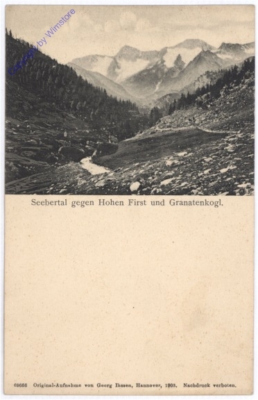 ak174866 Dolomiti (Dolomiten), Seebertal gegen Hohen First und Granatenkogel