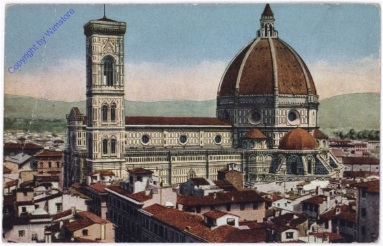 Firenze (Florenz), La cattedrale da Orsanmichele