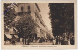 Palermo, Via Macqueda dalla Piazza Giuseppe Verdi