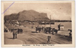 ak174903 Palermo, Via Borgo e Monte Pellegrino