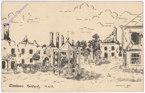 Sieniawa, Marktplatz