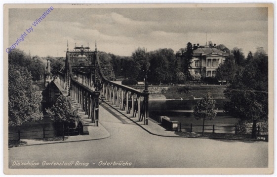 ak175039 Brieg, Oderbrücke