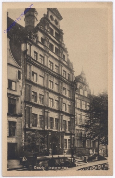ak175058 Danzig, Englisches Haus