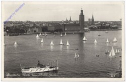 ak175133 Stockholm, Utsikt över Riddarfjärden