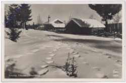Dalarna Fäbodar i vinterskrud