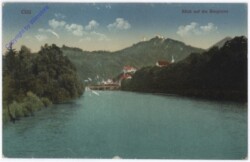 ak175198 Cilli, Blick auf die Burgruine