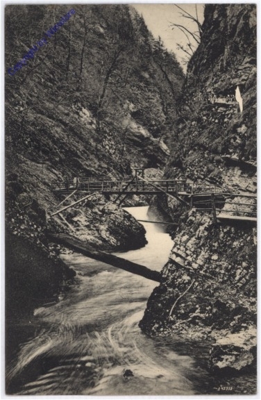 Rotweinklamm, Der zweite Wasserfall