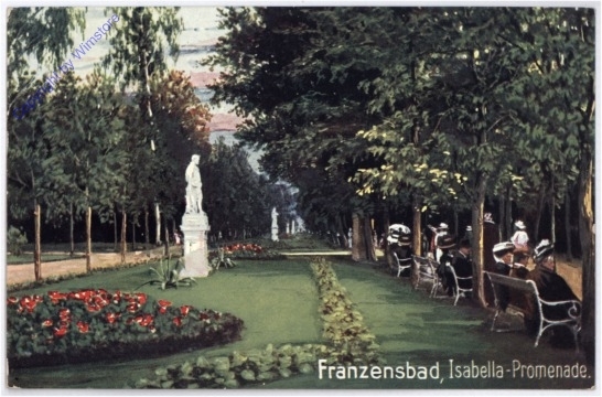 Franzensbad, Isabella-Promenade