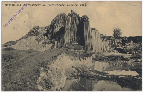 ak175236 Steinschönau, Basaltfelsen "Herrenhaus"
