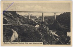 Znaim, Thajathal, Viaduct, Blick nach Klosterbruck