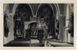Iglau, Inneres des ersten Iglauer-Kirchleins - Johanneskirchlein