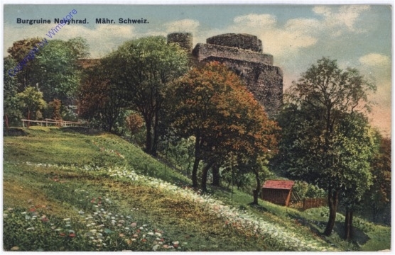 Burgruine Novyhrad, Ansicht