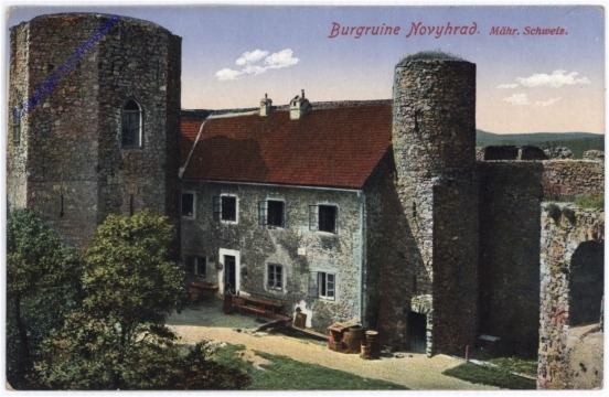 Burgruine Novyhrad, Ansicht