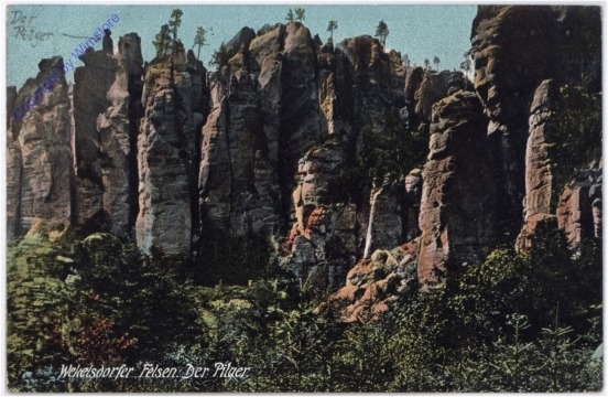 ak175345 Wekelsdorfer Felsen, Der Pilger